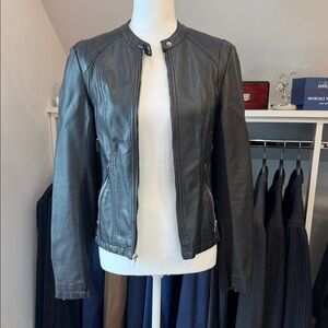 Express Women's Black Leather Jacket